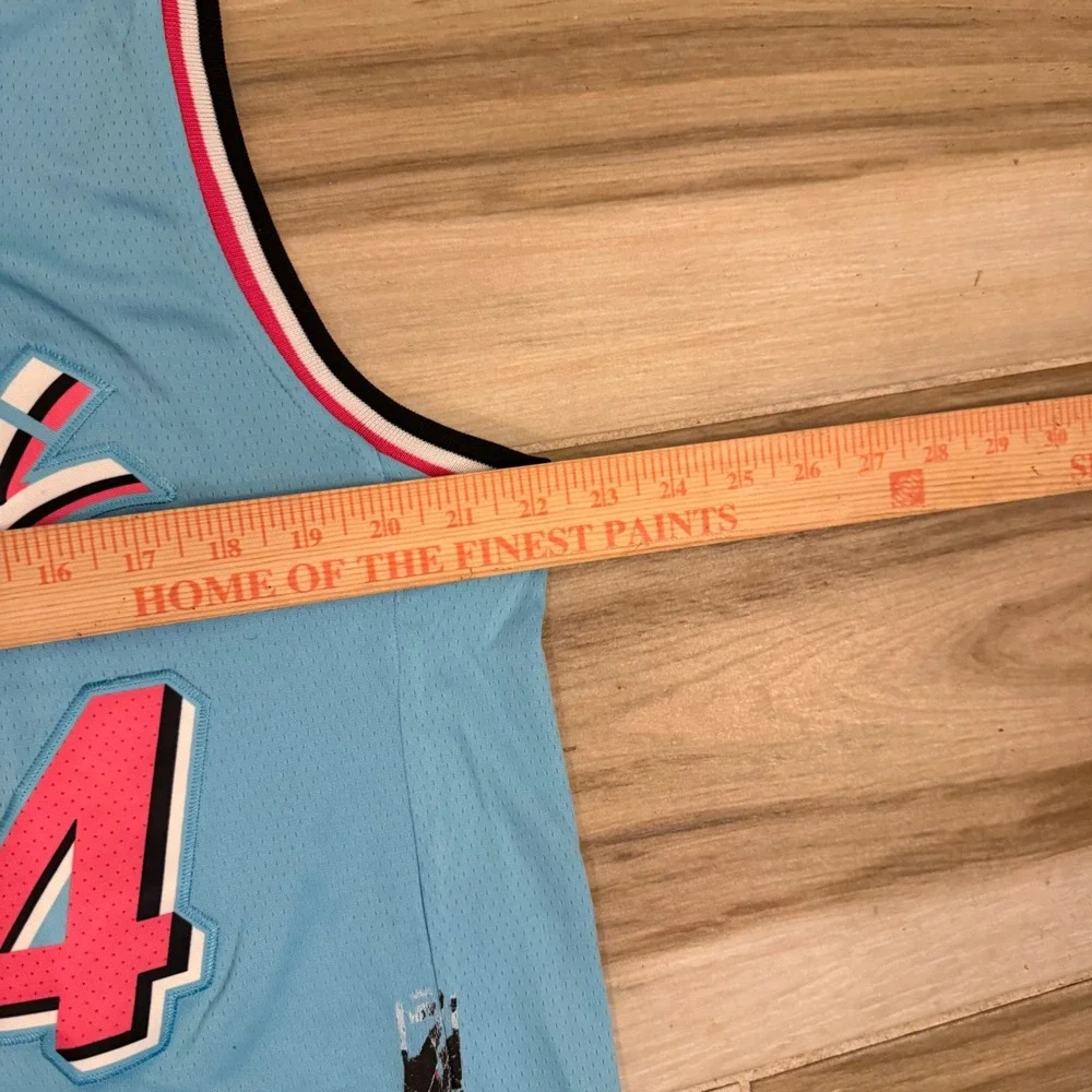 Nike Tyler Herro Miami Heat Vice City Jersey Blue Pink Mens 50 Large NBA 14